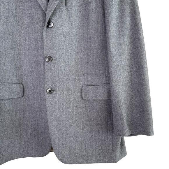 Jack Victor Italian Wool Linden Cut Blazer 3-Button Sport Coat Suit Jacket, 40R - Picture 5 of 13